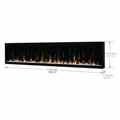 Dimplex IgniteXL Linear Electric Fireplace With Comfort Saver Heating System (SAK82596)